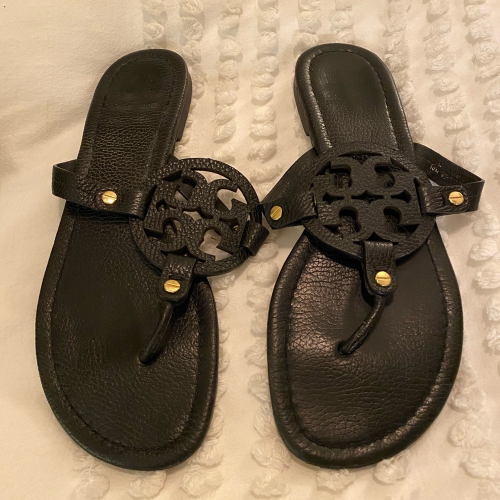 Tory Burch Black Miller Sandal